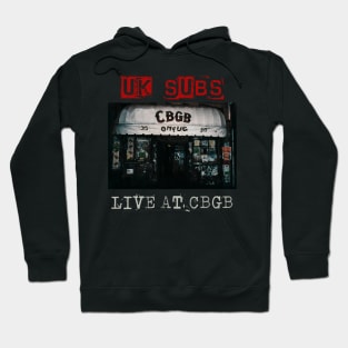 uk subs live at cbgb Hoodie